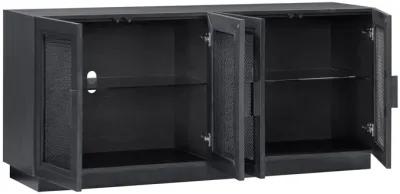 Nolan Black Wood Media Console