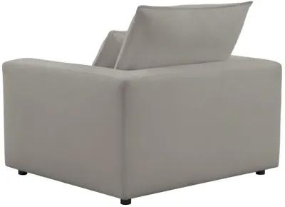 Cali Slate Performance Fabric Arm Chair