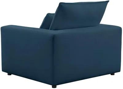 Cali Navy Performance Fabric Arm Chair