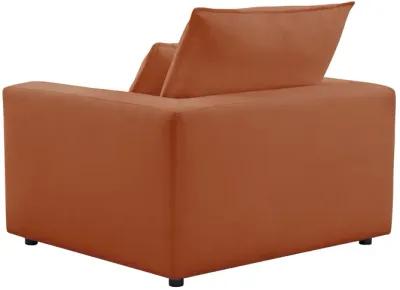 Cali Rust Performance Fabric Arm Chair