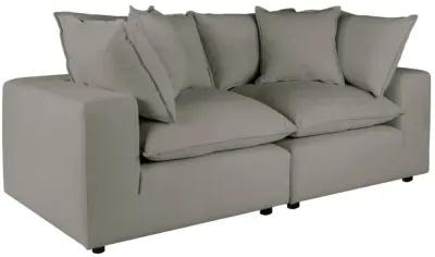 Cali Slate Performance Fabric Modular Loveseat