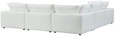 Cali Pearl Performance Fabric Modular L-Sectional