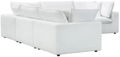 Cali Pearl Performance Fabric Modular L-Sectional