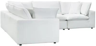 Cali Pearl Performance Fabric Modular L-Sectional