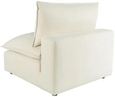 Cali Natural Performance Fabric Armless Chair