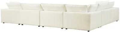 Cali Natural Performance Fabric Modular Large Chaise Sectional