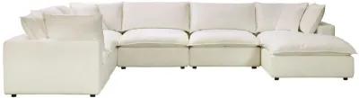 Cali Natural Performance Fabric Modular Large Chaise Sectional