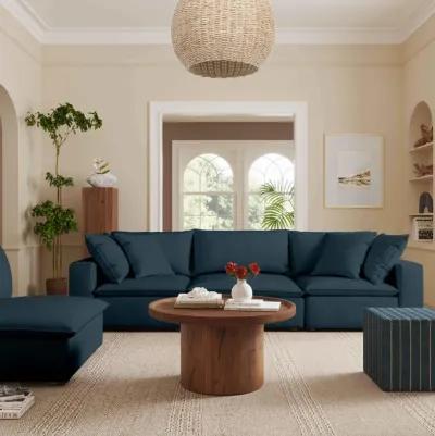 Cali Navy Performance Fabric Modular Sofa