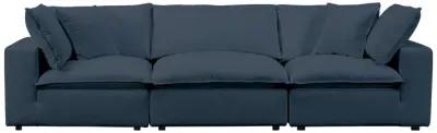 Cali Navy Performance Fabric Modular Sofa