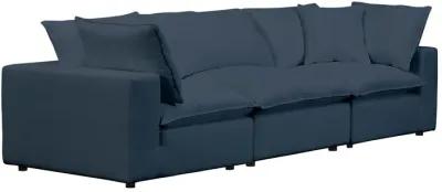 Cali Navy Performance Fabric Modular Sofa