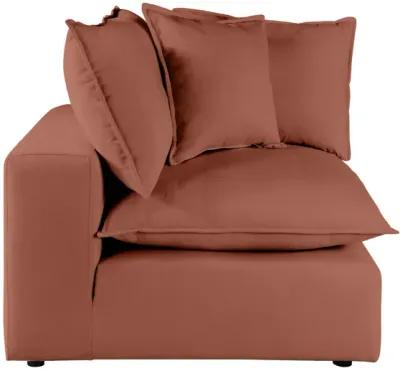 Cali Rust Performance Fabric Corner Chair