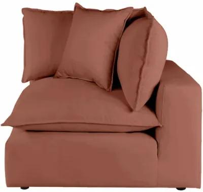 Cali Rust Performance Fabric Corner Chair