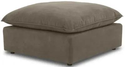 Cali Chocolate Brown Performance Velvet Ottoman