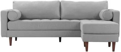 Cave Gray Tweed Sectional