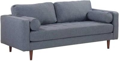 Cave Navy Tweed Loveseat