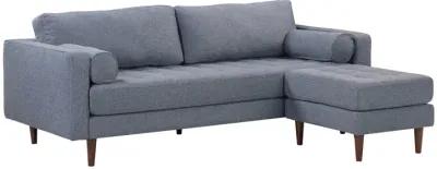 Cave Navy Tweed Sectional