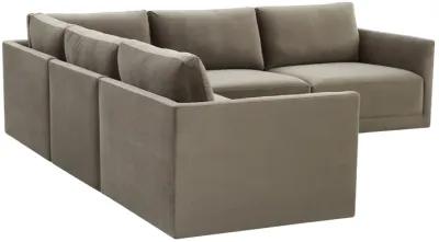 Willow Taupe Modular L Sectional