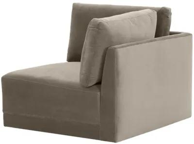 Willow Taupe Corner Chair