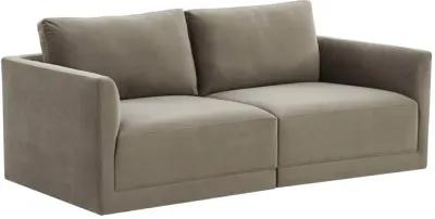 Willow Taupe Modular Loveseat