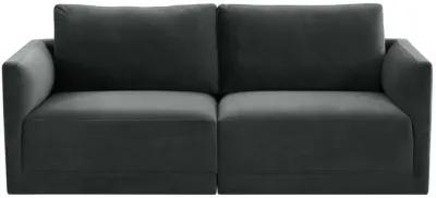 Willow Charcoal Modular Loveseat