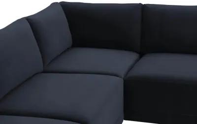 Willow Navy Modular L Sectional