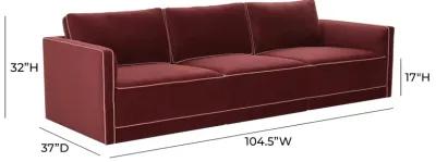 Willow Berry Red Modular Sofa