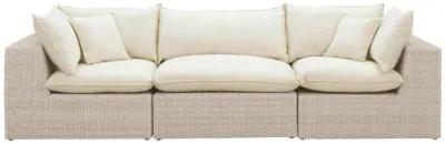 Cali Natural Wicker Outdoor Modular Sofa