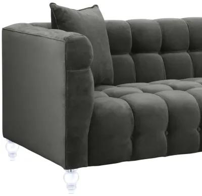 Bea Grey Velvet Sofa