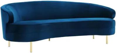 Baila Navy Velvet Sofa