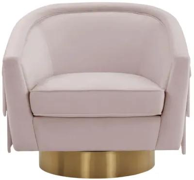 Flapper Blush Swivel Chair