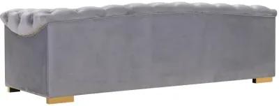 Farah Grey Velvet Sofa