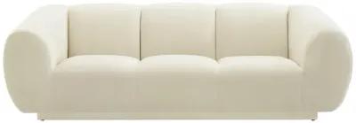 Emmet Cream Velvet Sofa