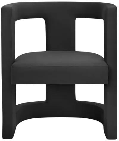 Ada Black Velvet Chair