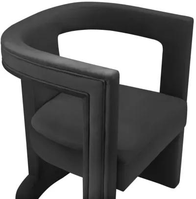 Ada Black Velvet Chair