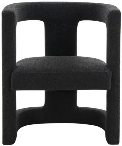 Ada Black Boucle Chair