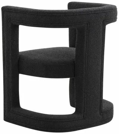 Ada Black Boucle Chair