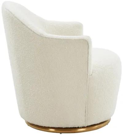 Skyla Boucle Swivel Chair