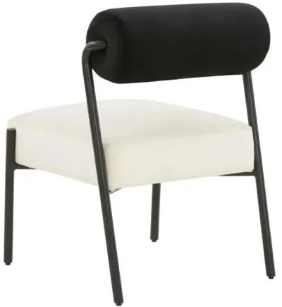 Jolene Cream Velvet Accent Chair