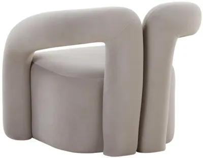 Jenn Grey Velvet Accent Chair