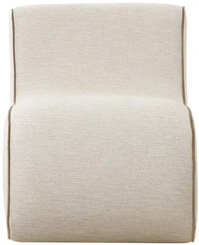 Senna Cream Basketweave Accent Chair