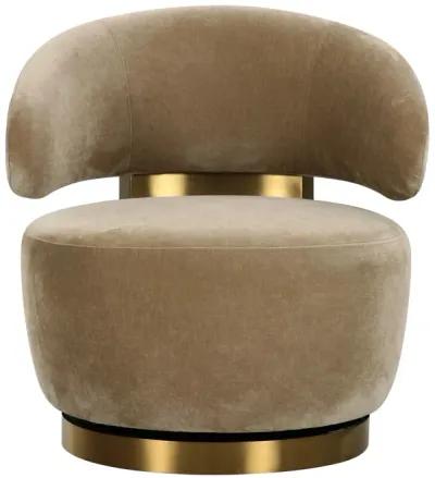 Austin Oat Recycled Fabric Swivel Chair