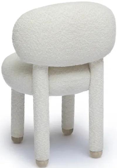 Manu Cream Performance Boucle Side Chair