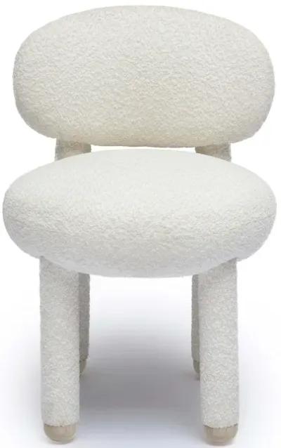 Manu Cream Performance Boucle Side Chair