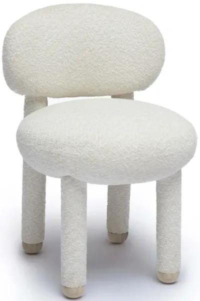 Manu Cream Performance Boucle Side Chair