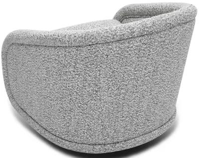 Rory Grey Boucle Swivel Chair