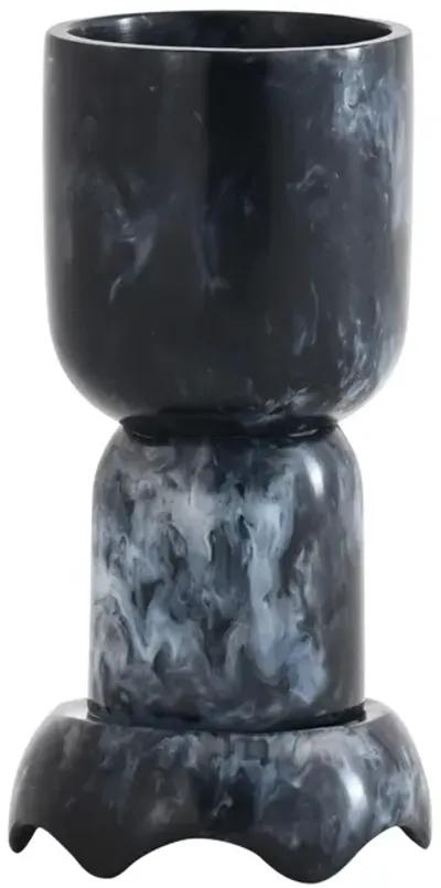 Platform Black Swirl Resin Kiddush Cup