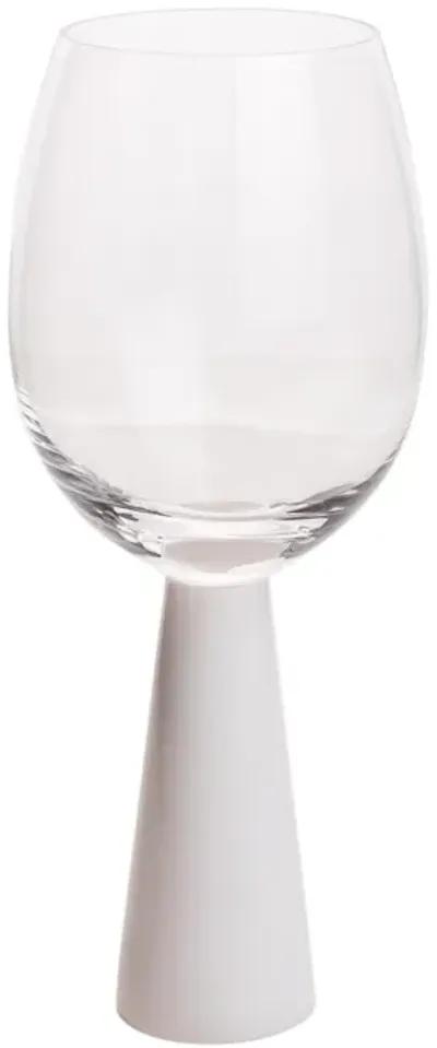 Rose White Wine Glasses - Set of 4