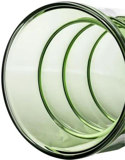 Waves Green Water Glass - Set of 4