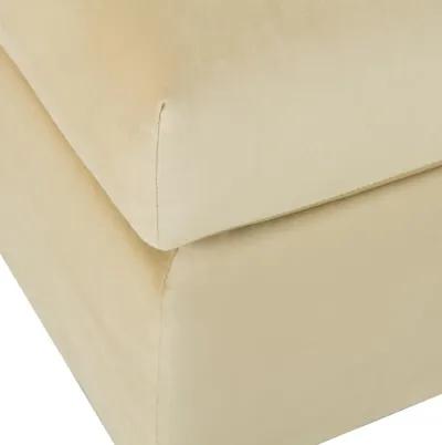 Jessie Champagne Velvet Modular Ottoman