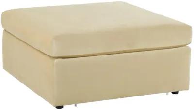 Jessie Champagne Velvet Modular Ottoman